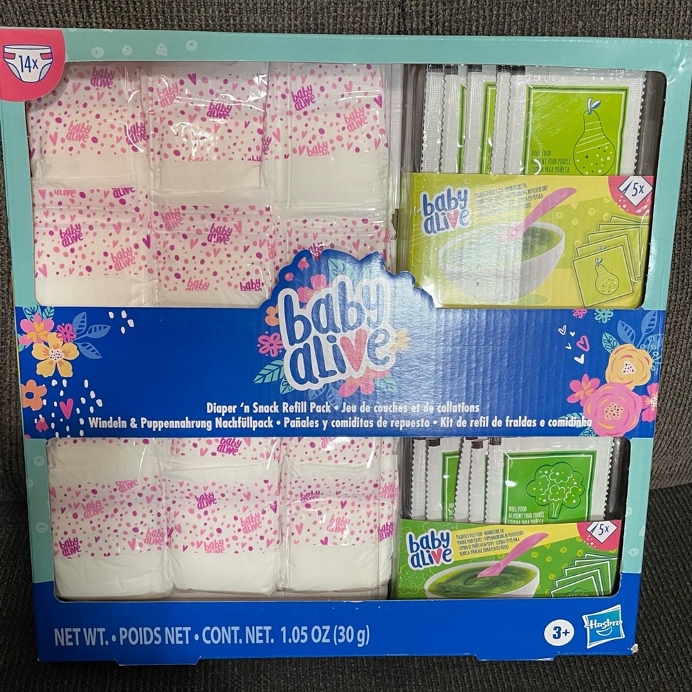 Baby Alive Diaper & Snack Refill Pack